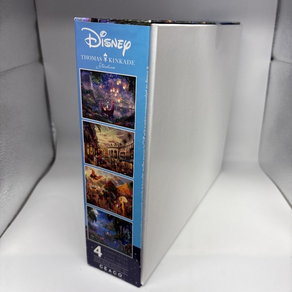 Disney - Thomas Kinkade - 4 X 500 Piece Multi Pack Puzzles Sealed In Box - Picture 2 of 2